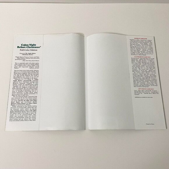 2007 Cajun Night Before Christmas Hardcover Book By Trosclair Pelican - Picture 6 of 16